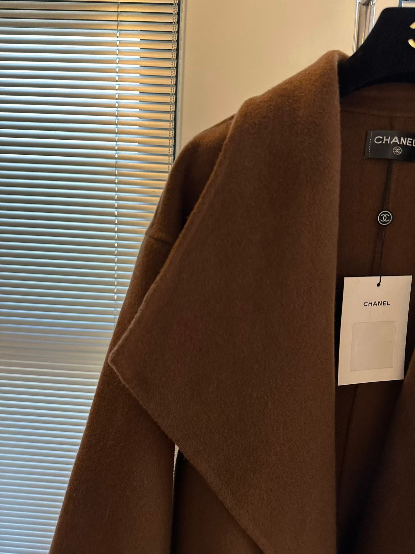 25FW NEW Fox Wool Cashmere Coat