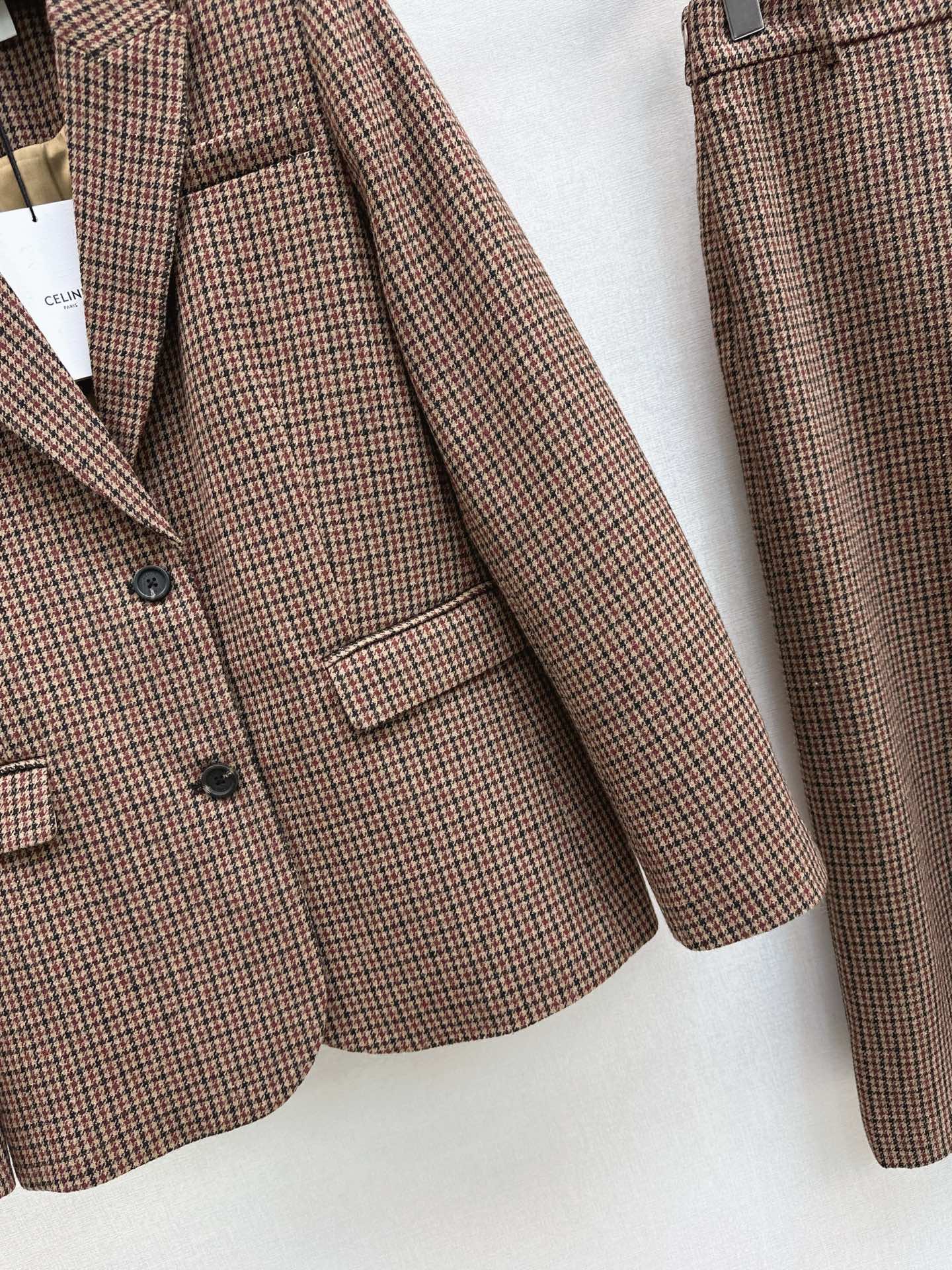 25FW check blazer