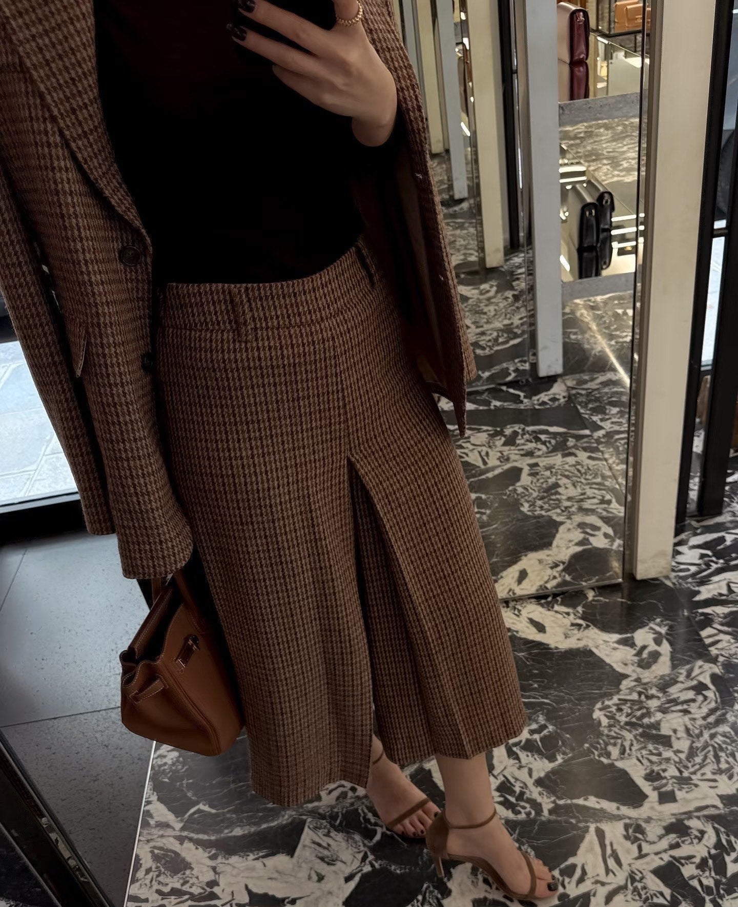 25FW  check dress pants