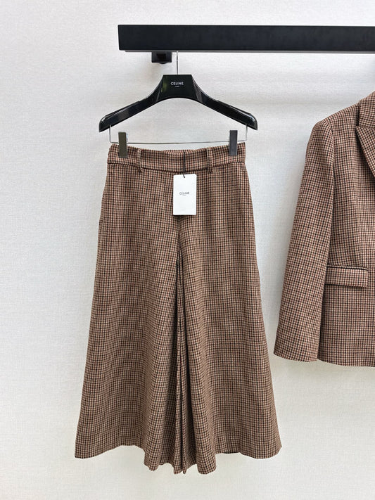 25FW  check dress pants