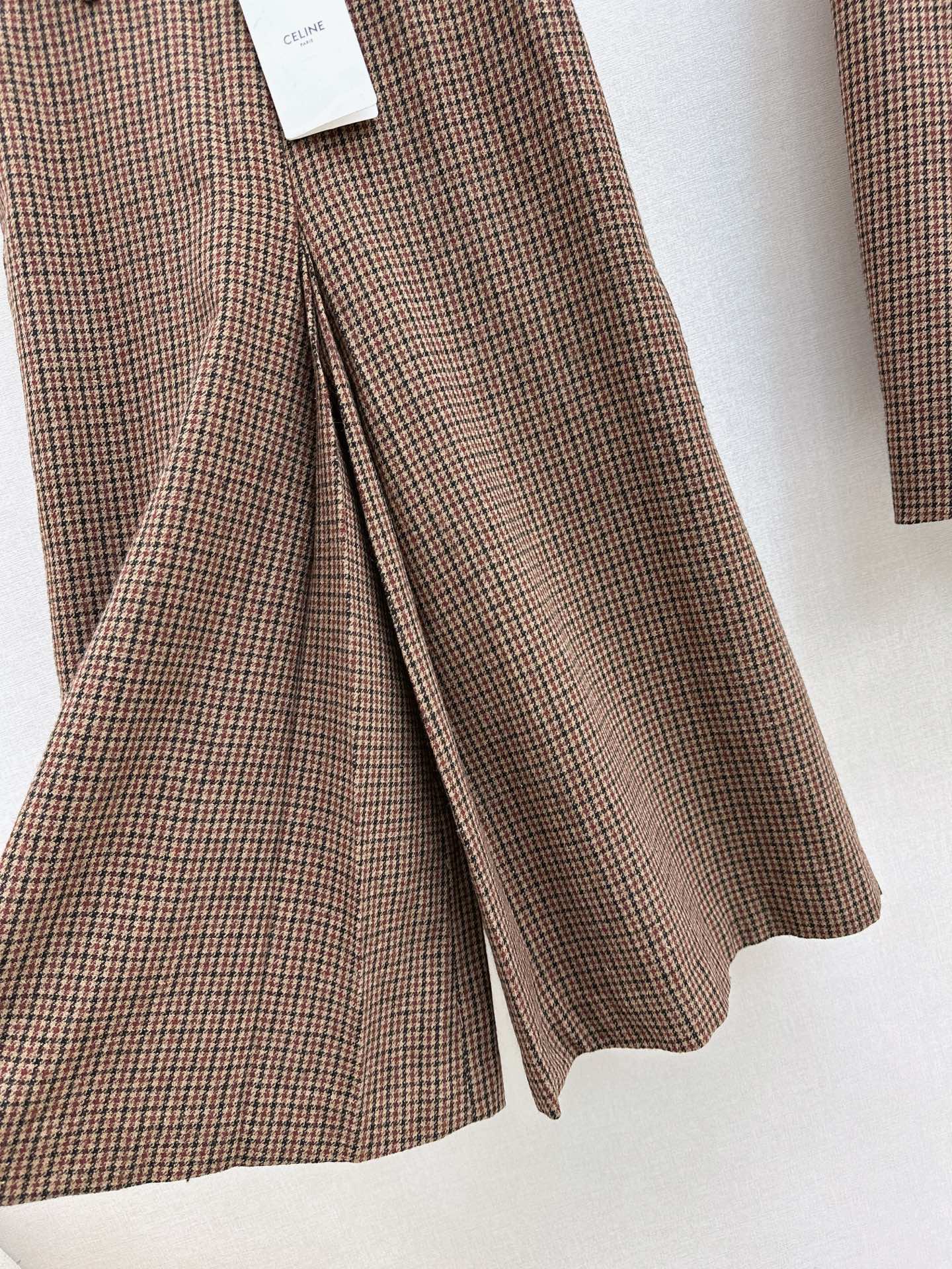 25FW  check dress pants