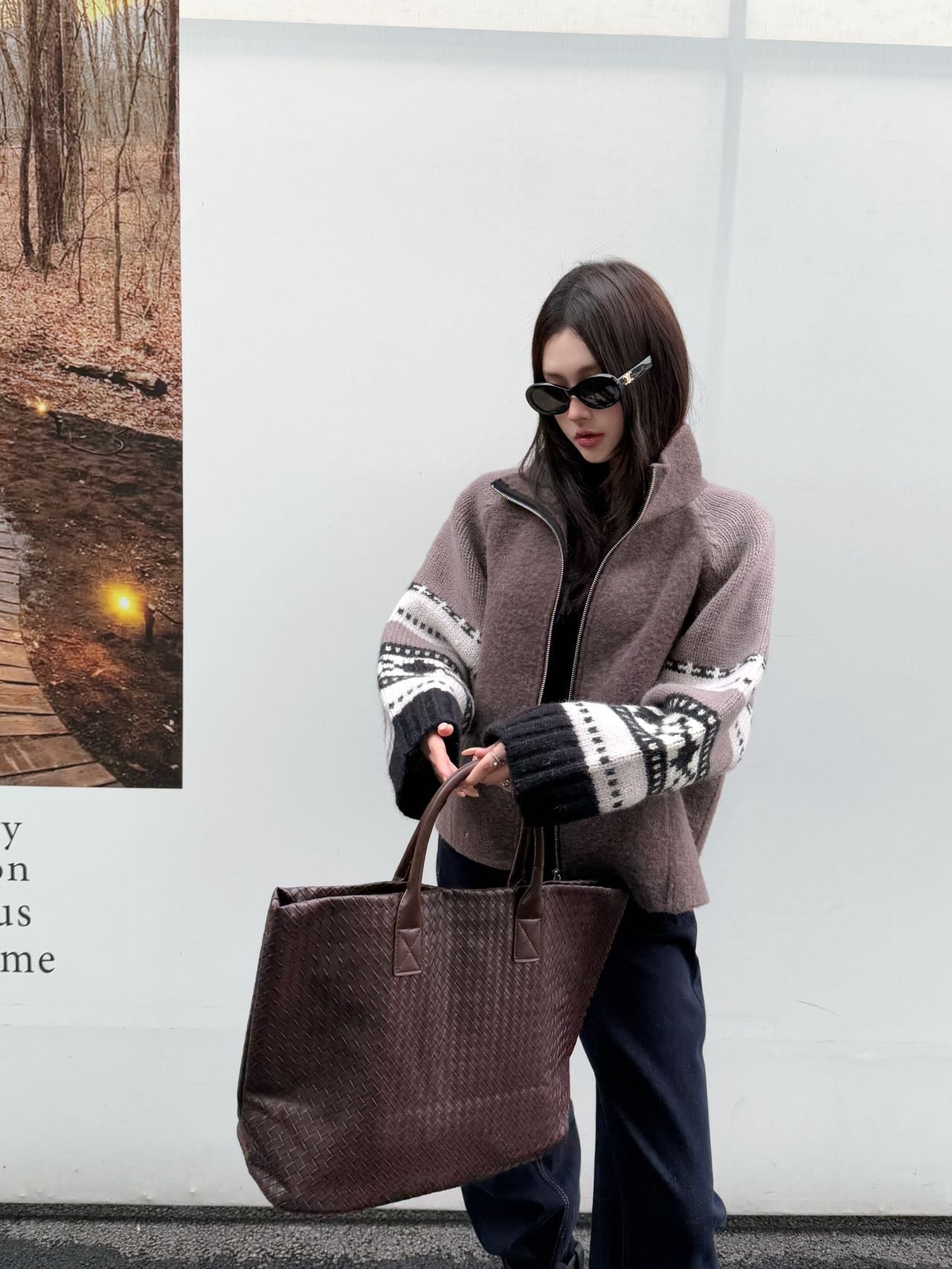 25FW  woolen cardigan