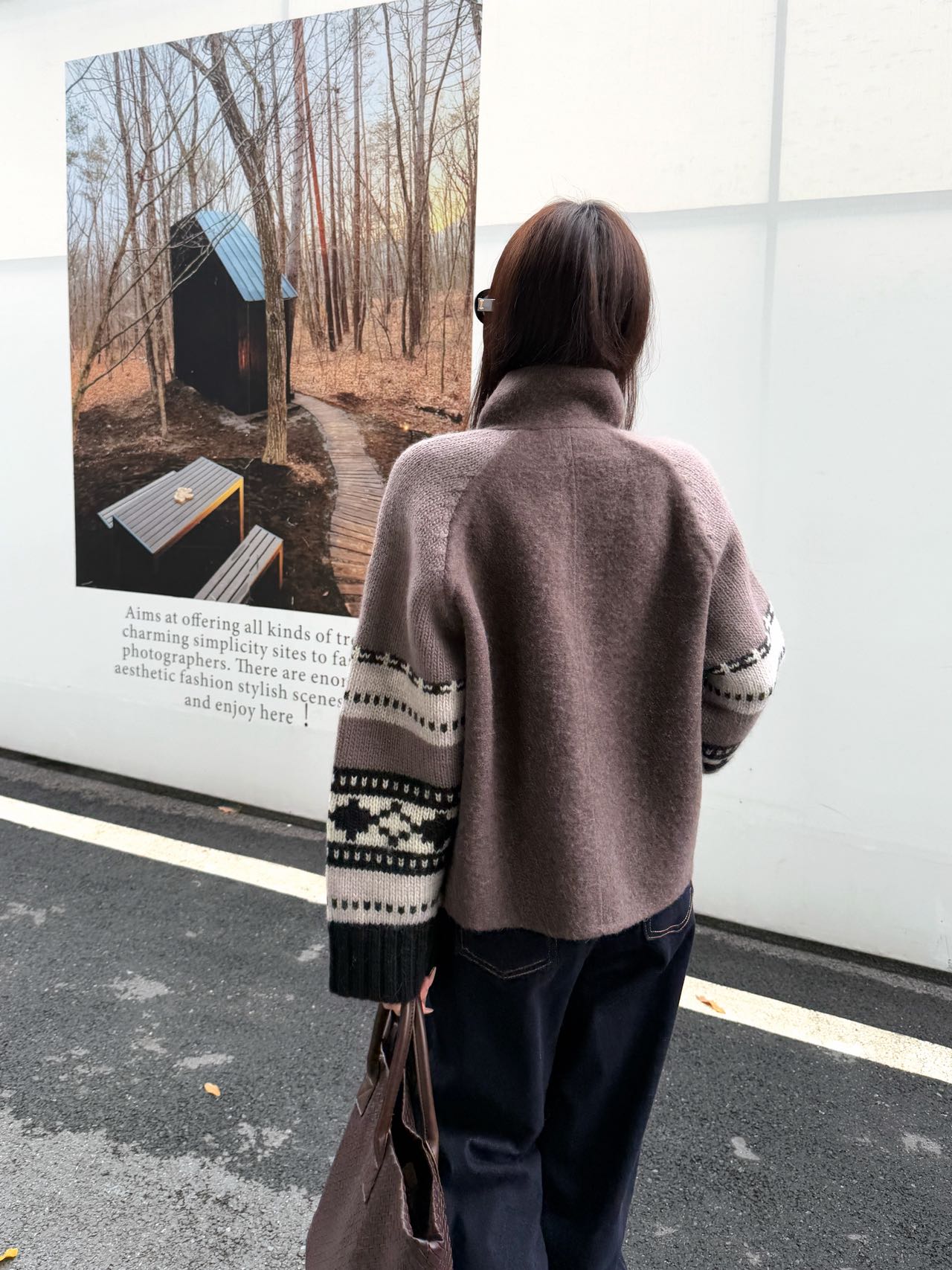 25FW  woolen cardigan