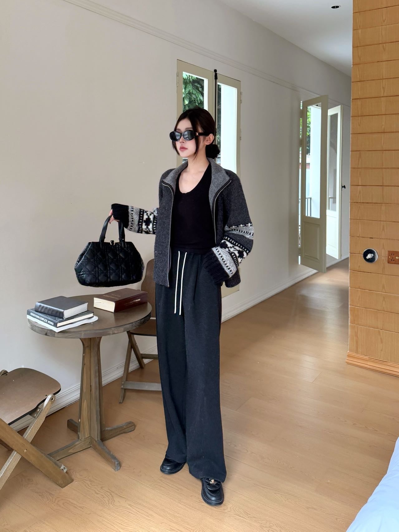 25FW  woolen cardigan