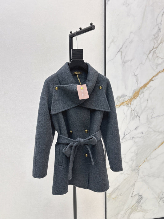 25FW woolen belted coats