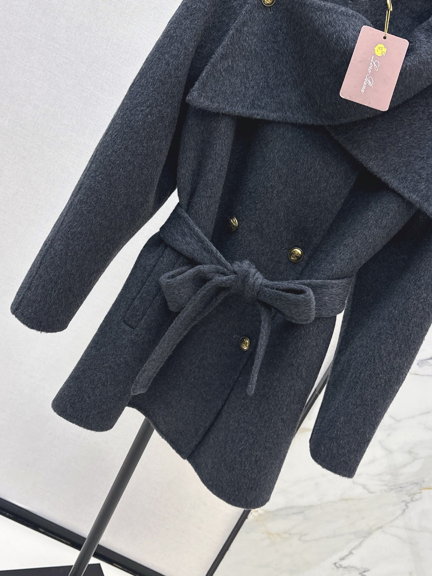 25FW woolen belted coats