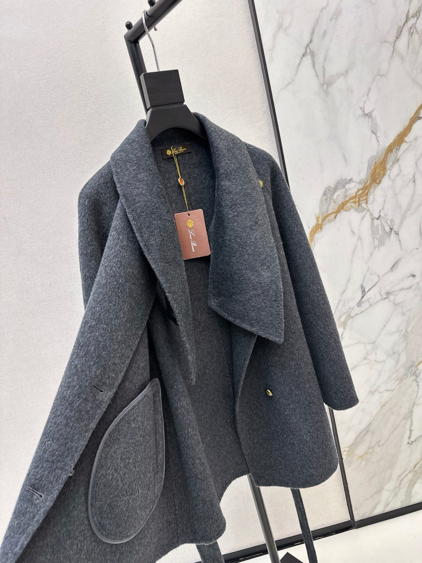 25FW woolen belted coats
