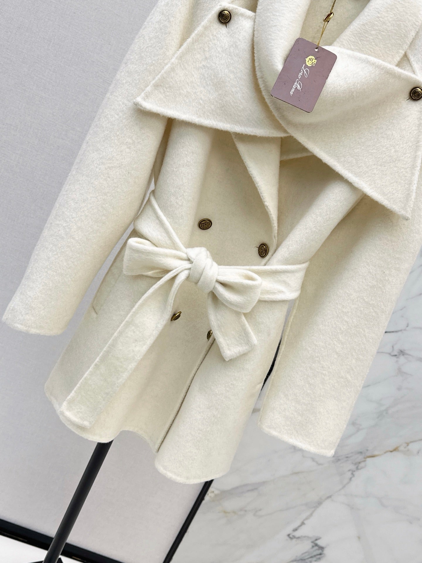 25FW woolen belted coats