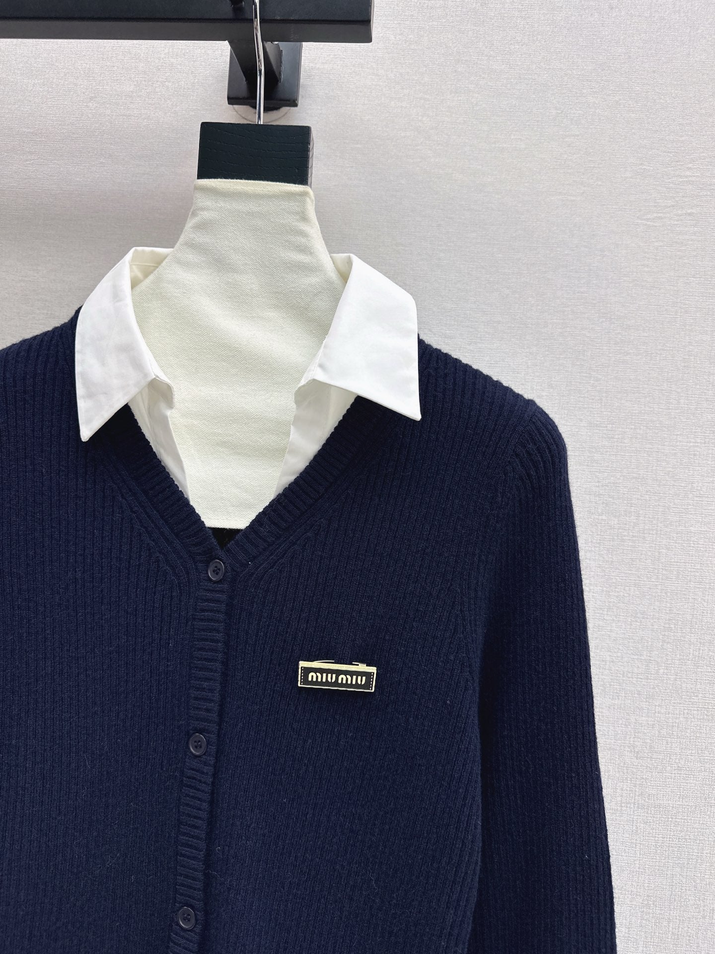 26SS 2-in-1 Strickhemd