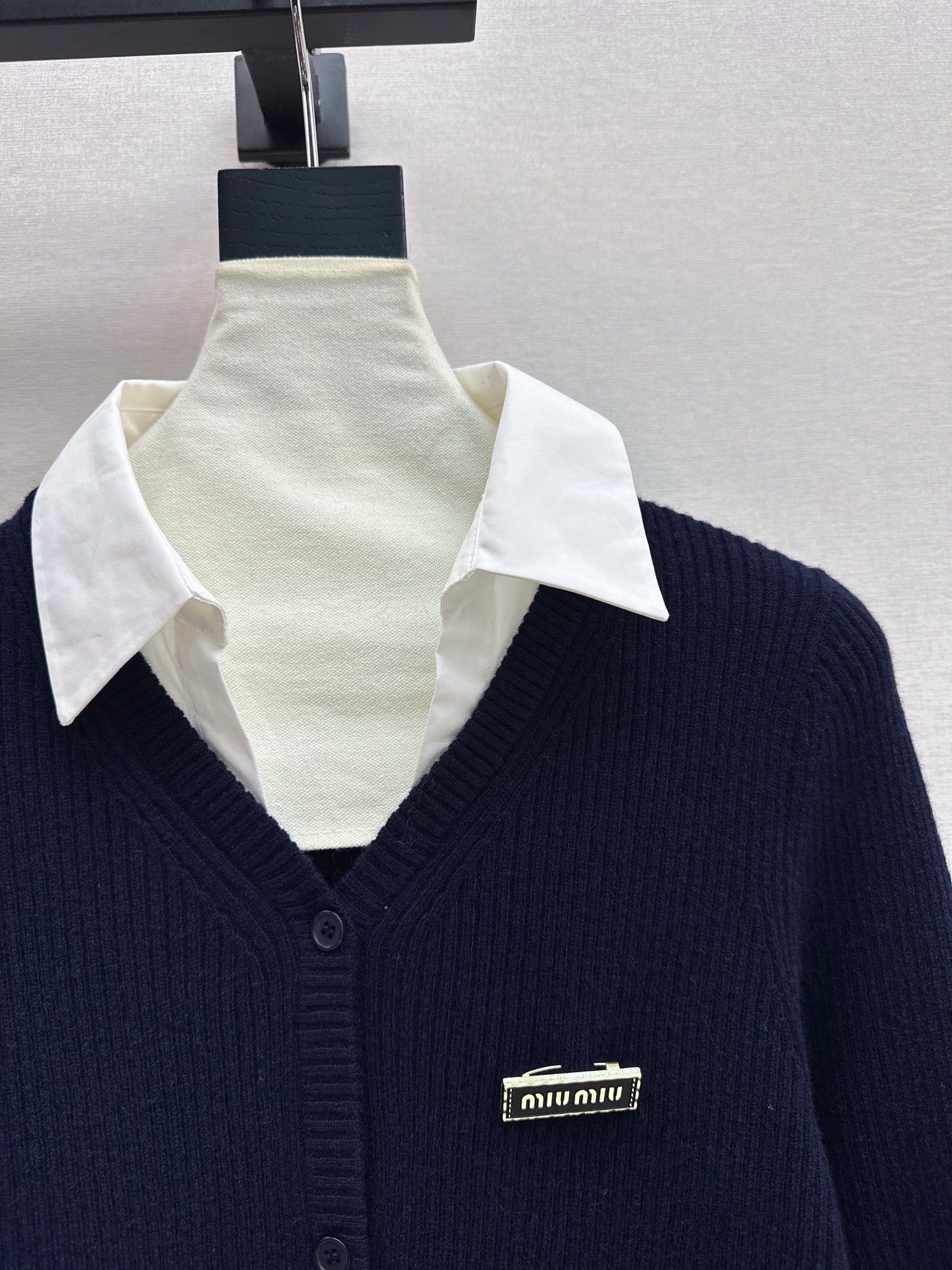26SS 2-in-1 Strickhemd