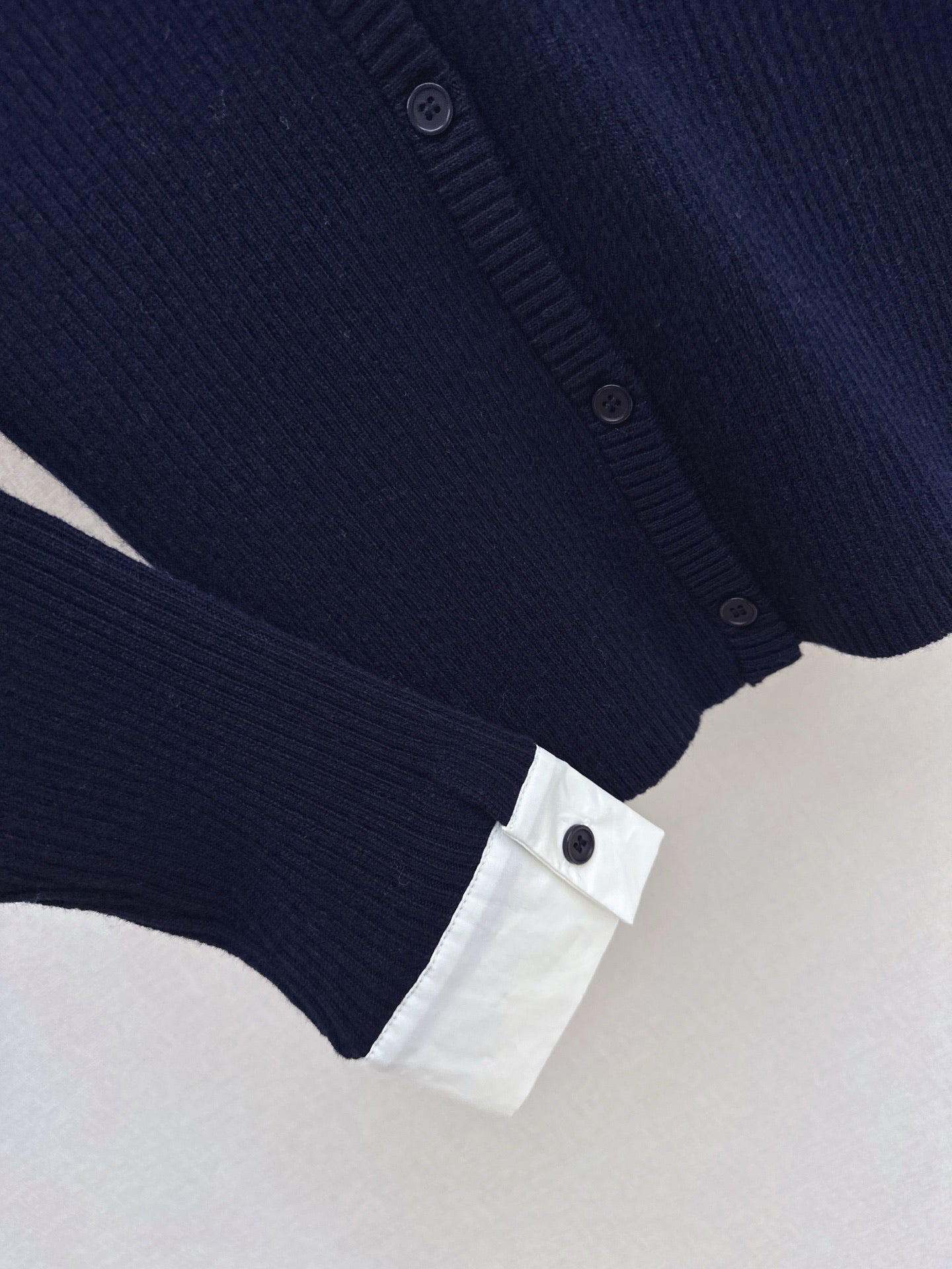 26SS 2-in-1 Strickhemd