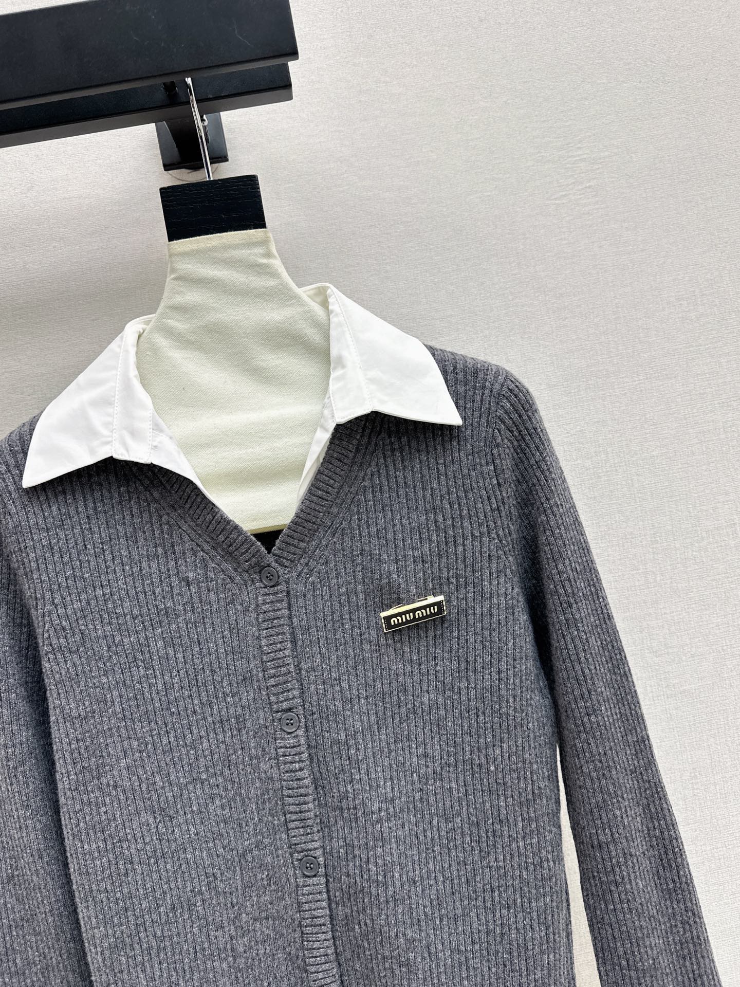 26SS 2-in-1 Strickhemd
