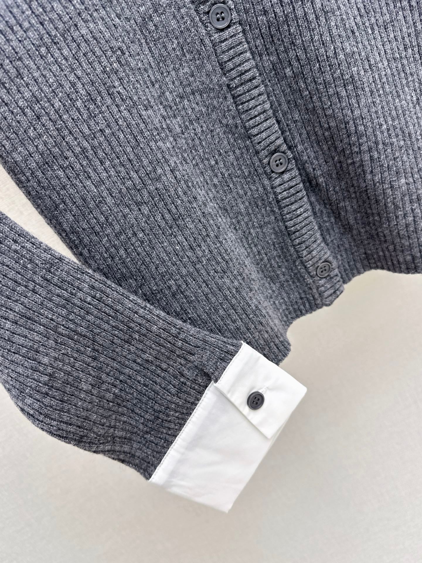 26SS 2-in-1 Strickhemd