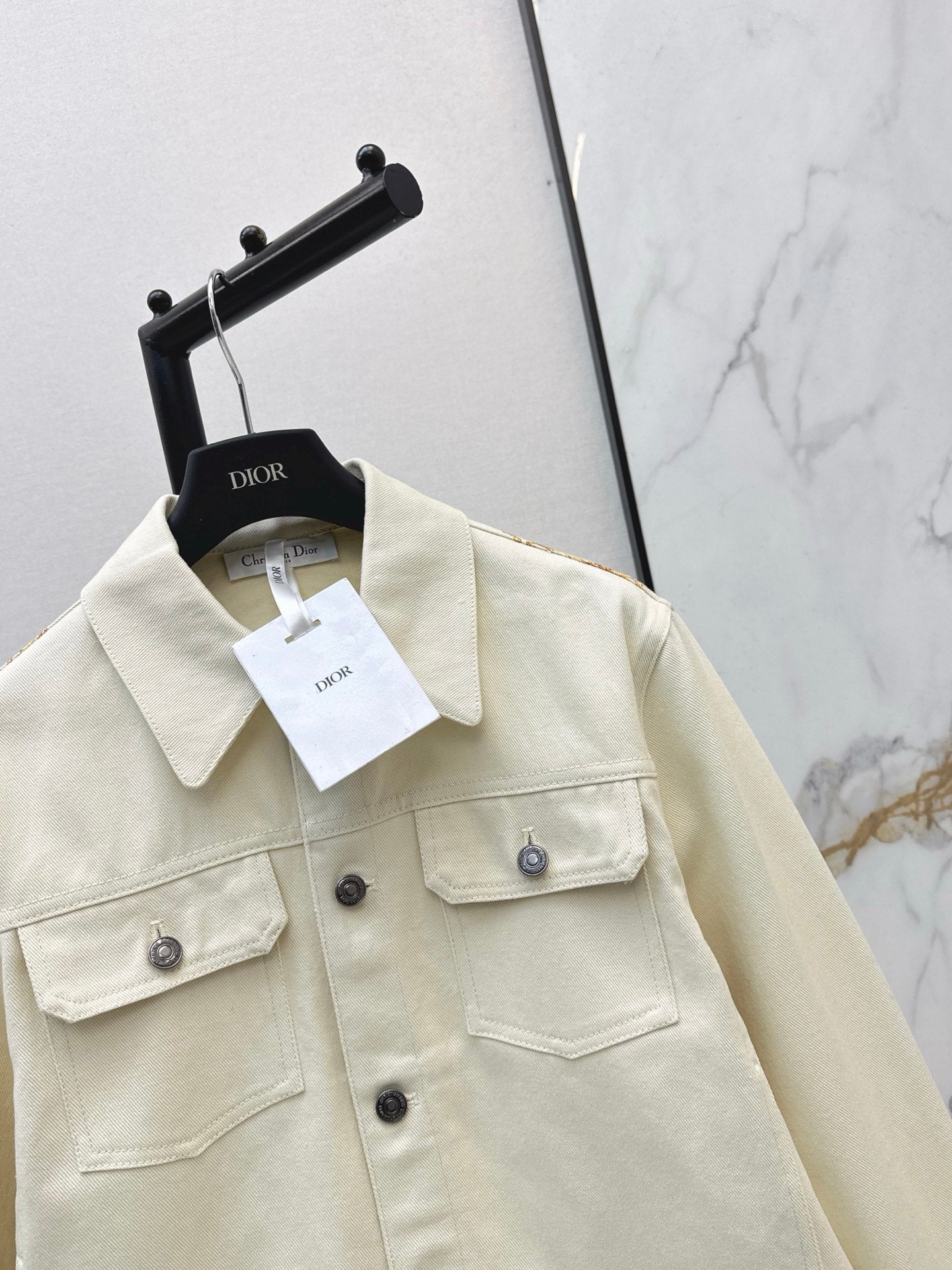 26SS bedruckte Jeansjacke