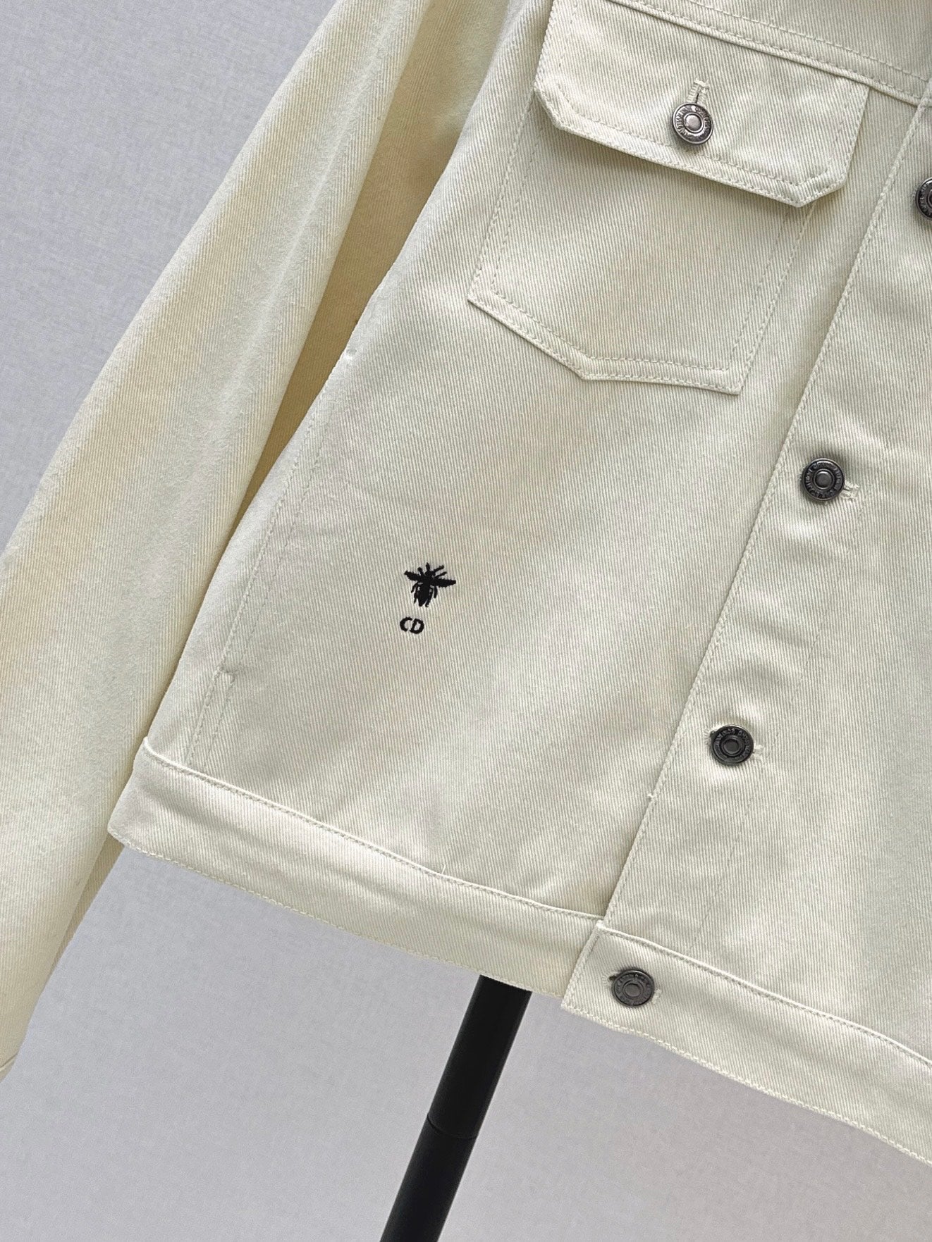 26SS bedruckte Jeansjacke