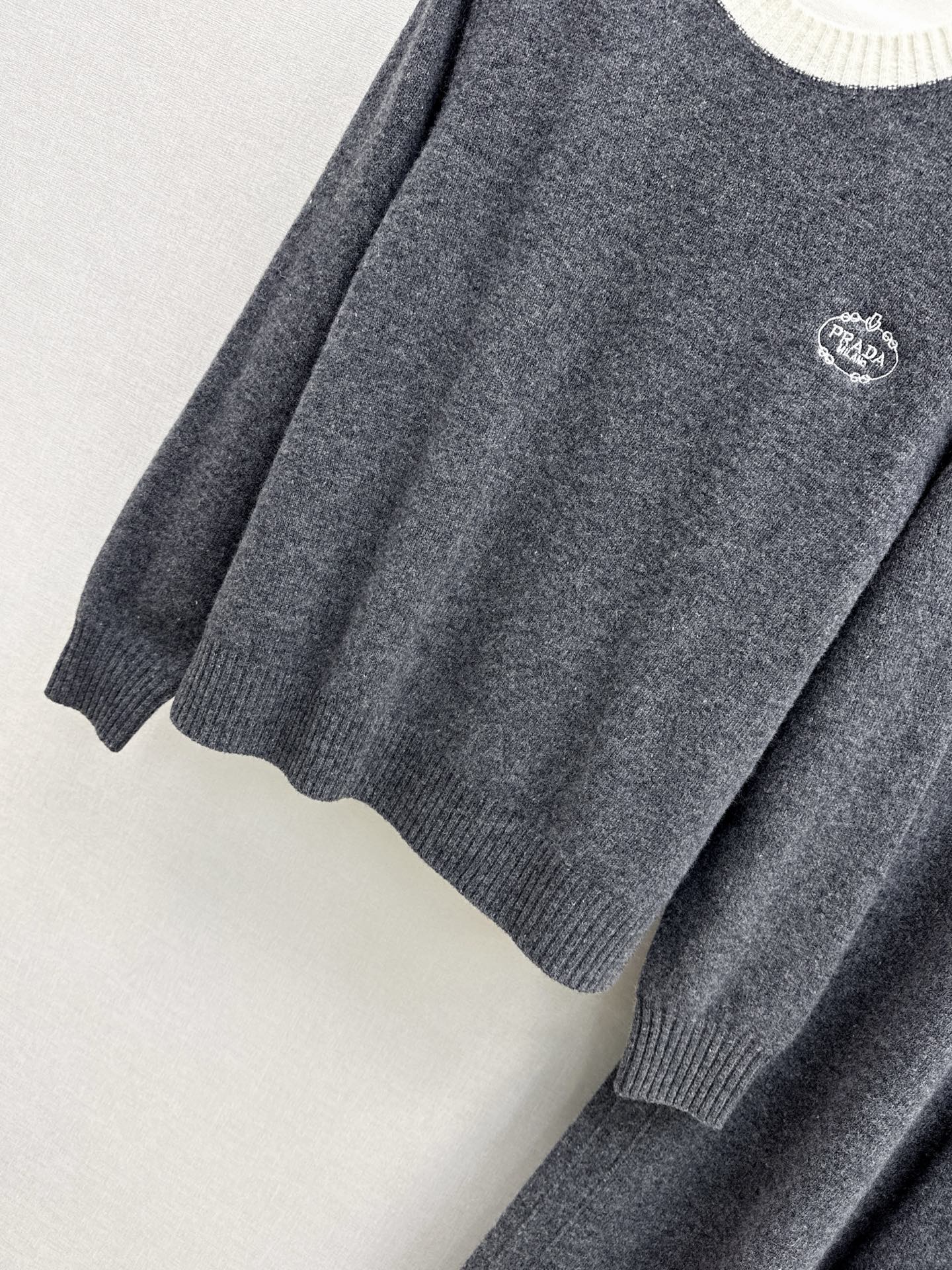 25FW NEW wool sweater +wide-leg pants outfit set