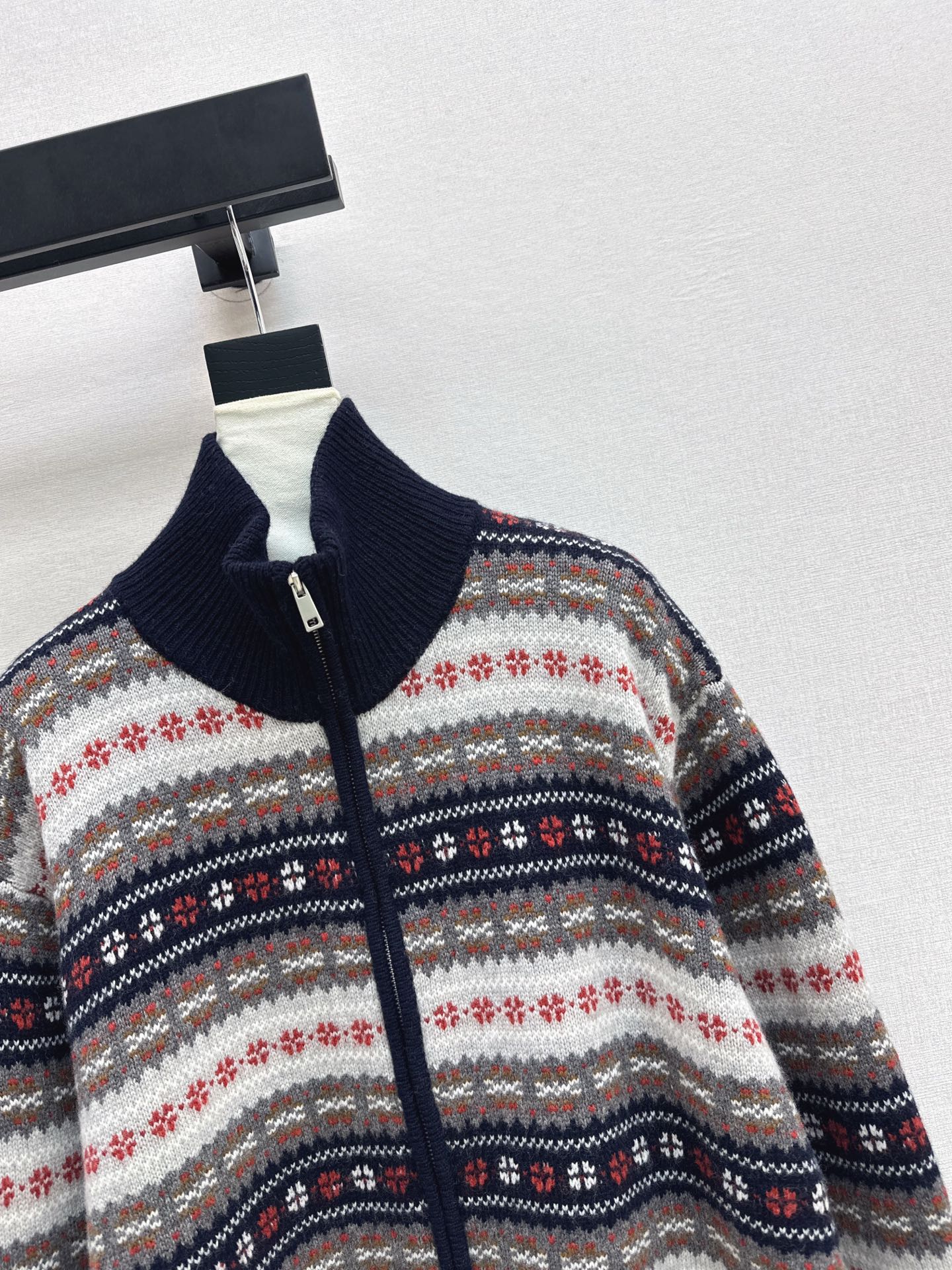 26SS Fair Isle Strickjacke