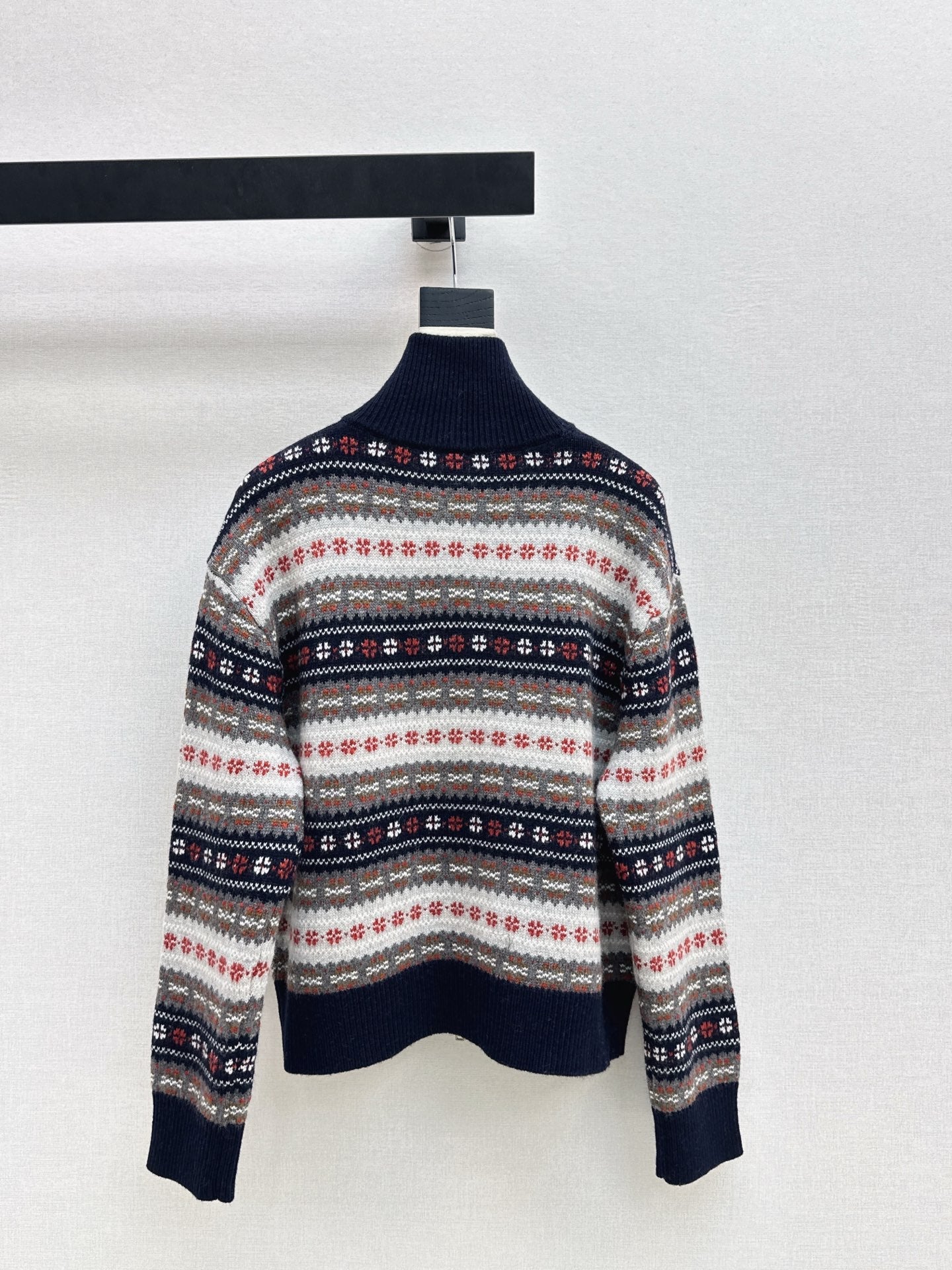 26SS Fair Isle Strickjacke