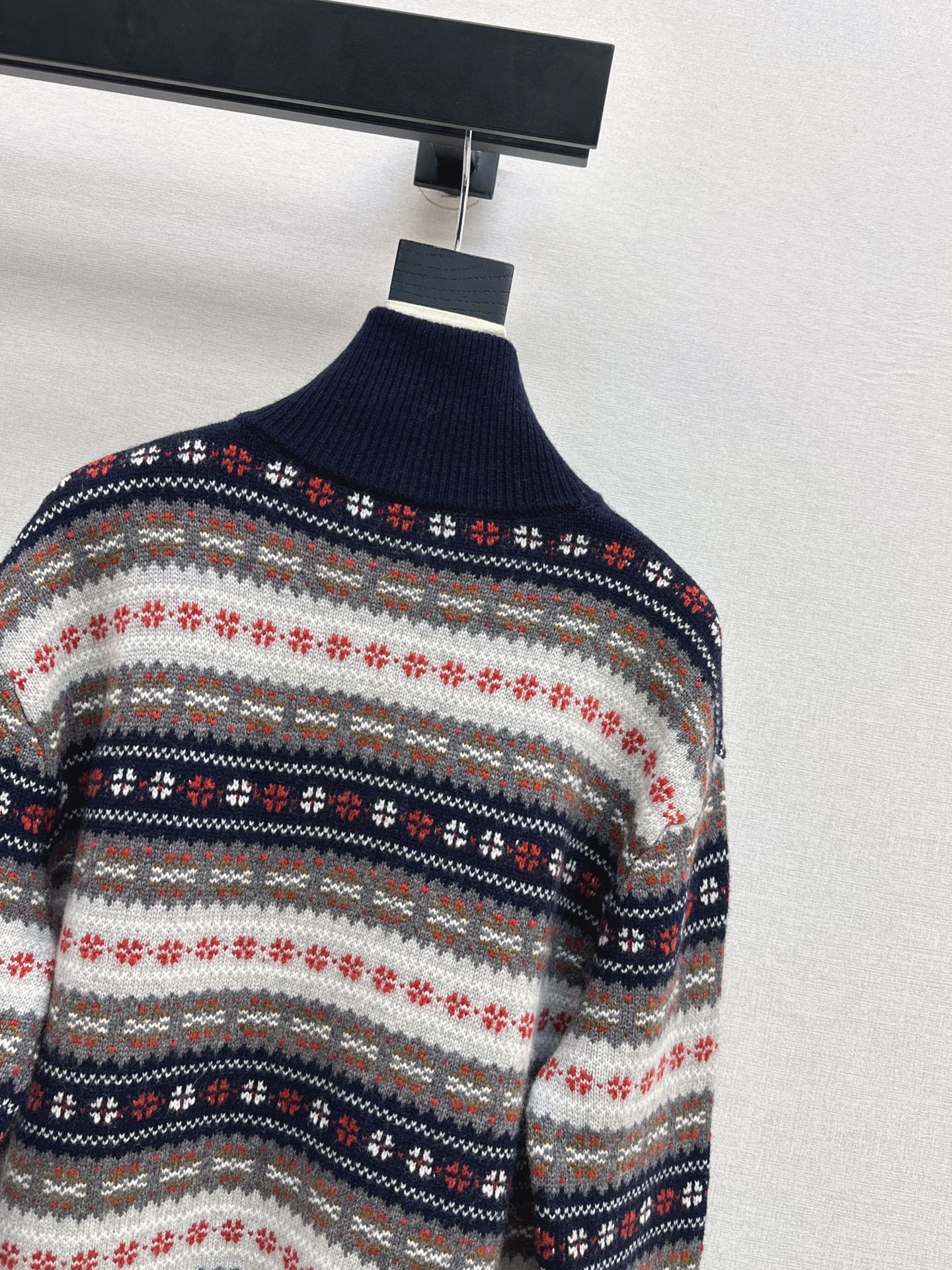 26SS Fair Isle Strickjacke