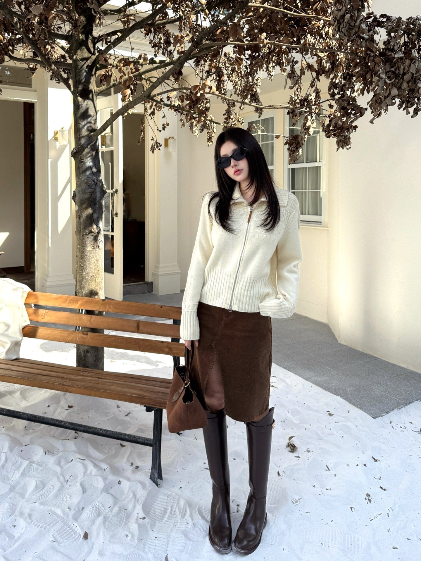 26SS  zipper sweater