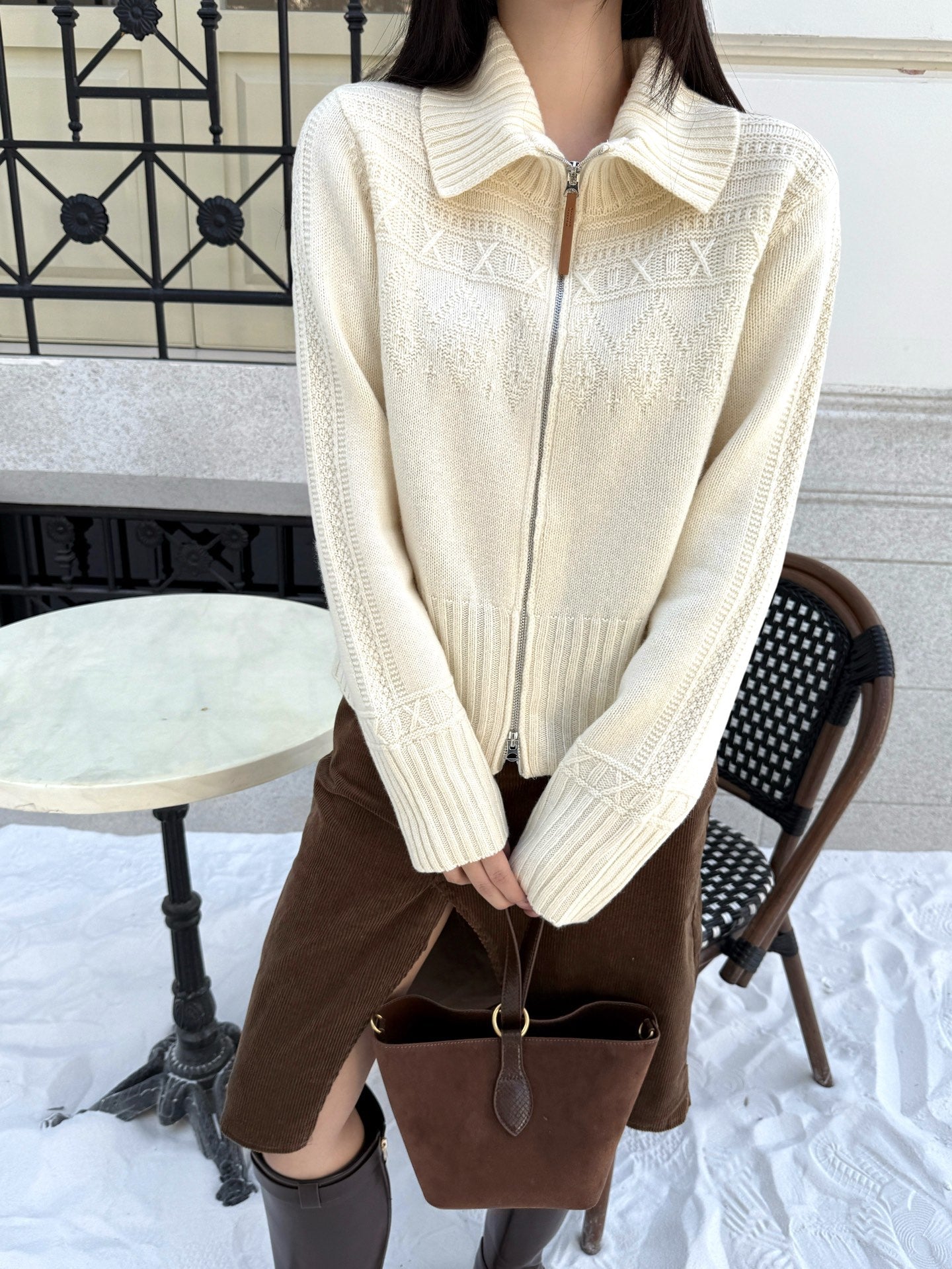 26SS  zipper sweater