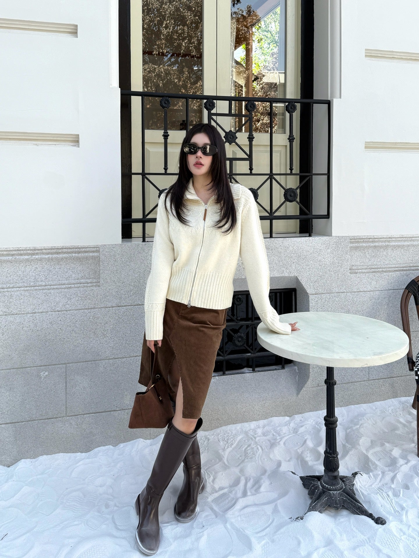 26SS  zipper sweater