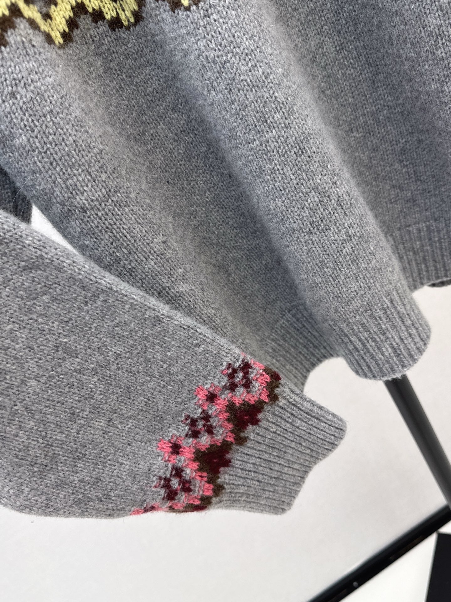 25FW  fair isle knit sweater