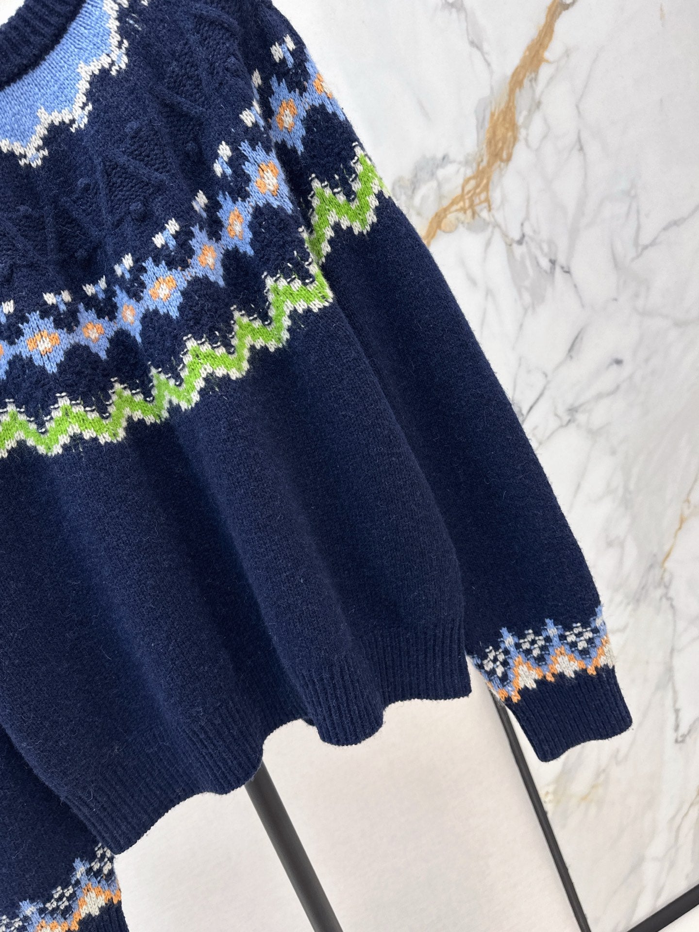 25FW  fair isle knit sweater