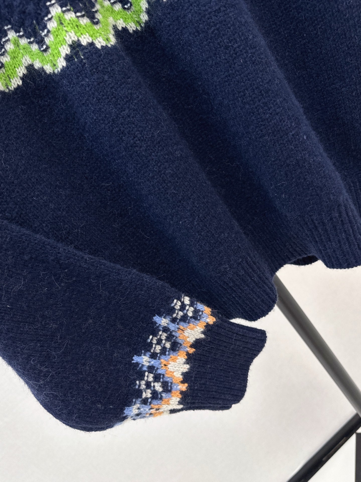 25FW  fair isle knit sweater