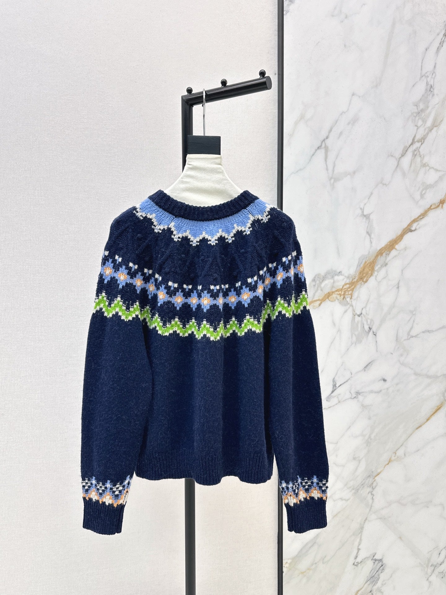 25FW  fair isle knit sweater