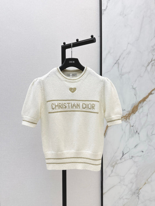 🔥HOT🔥Highest Quality🔥26SS  embroidery knitted short sleeves sweater