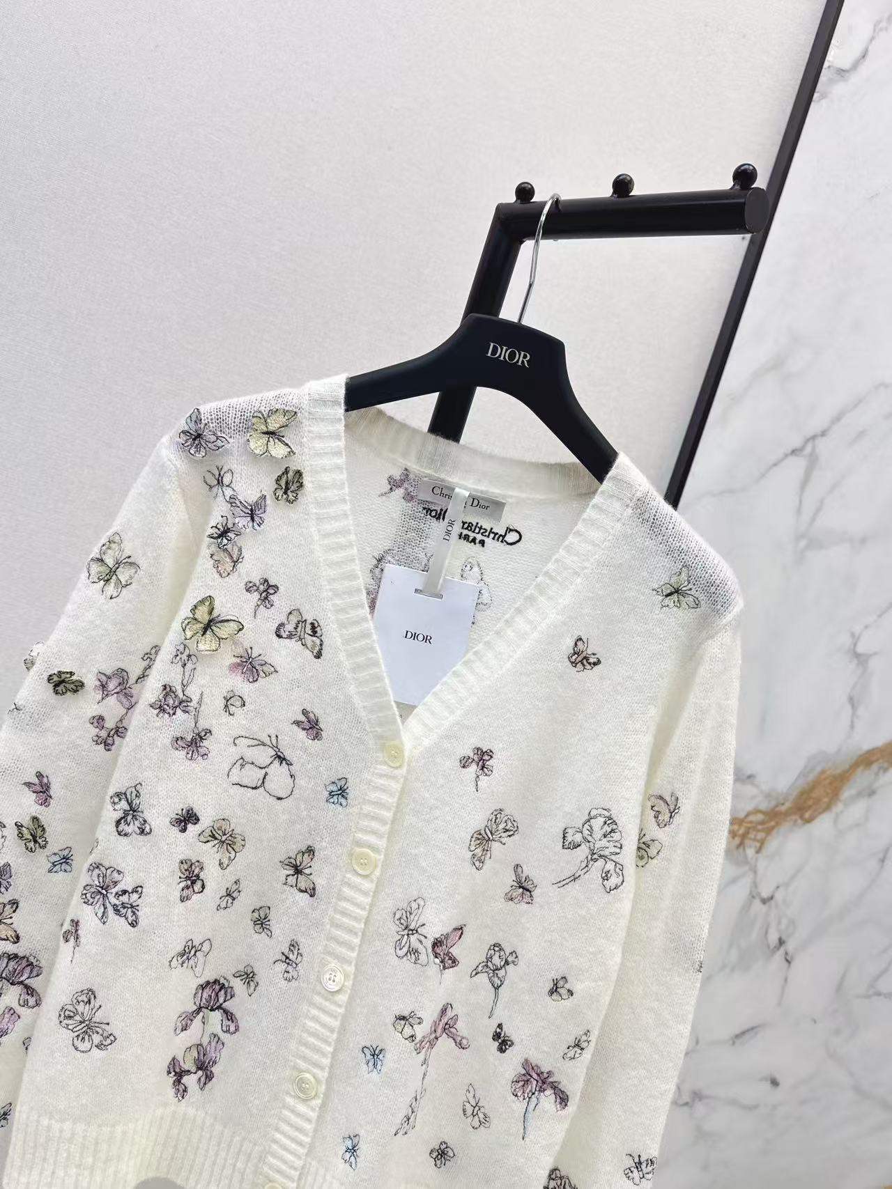 26ss  embroider knit cardigan