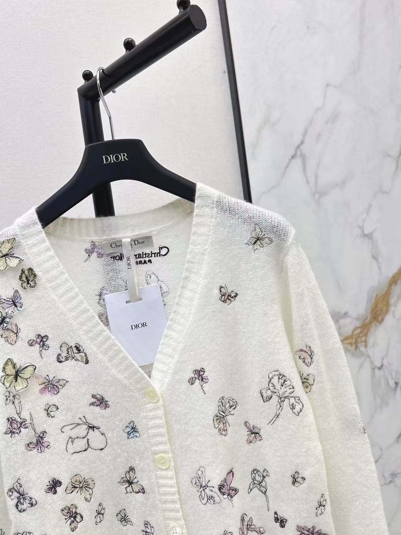 26ss  embroider knit cardigan