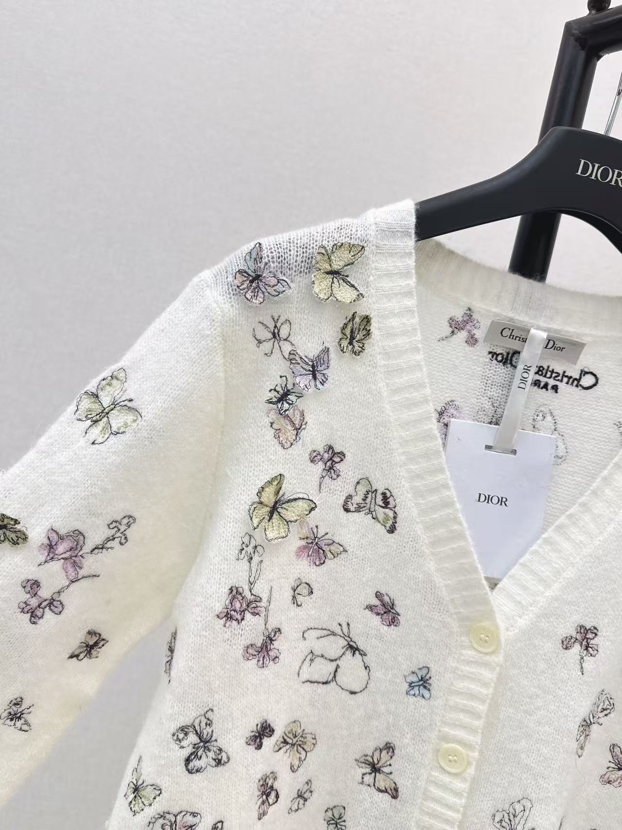 26ss  embroider knit cardigan
