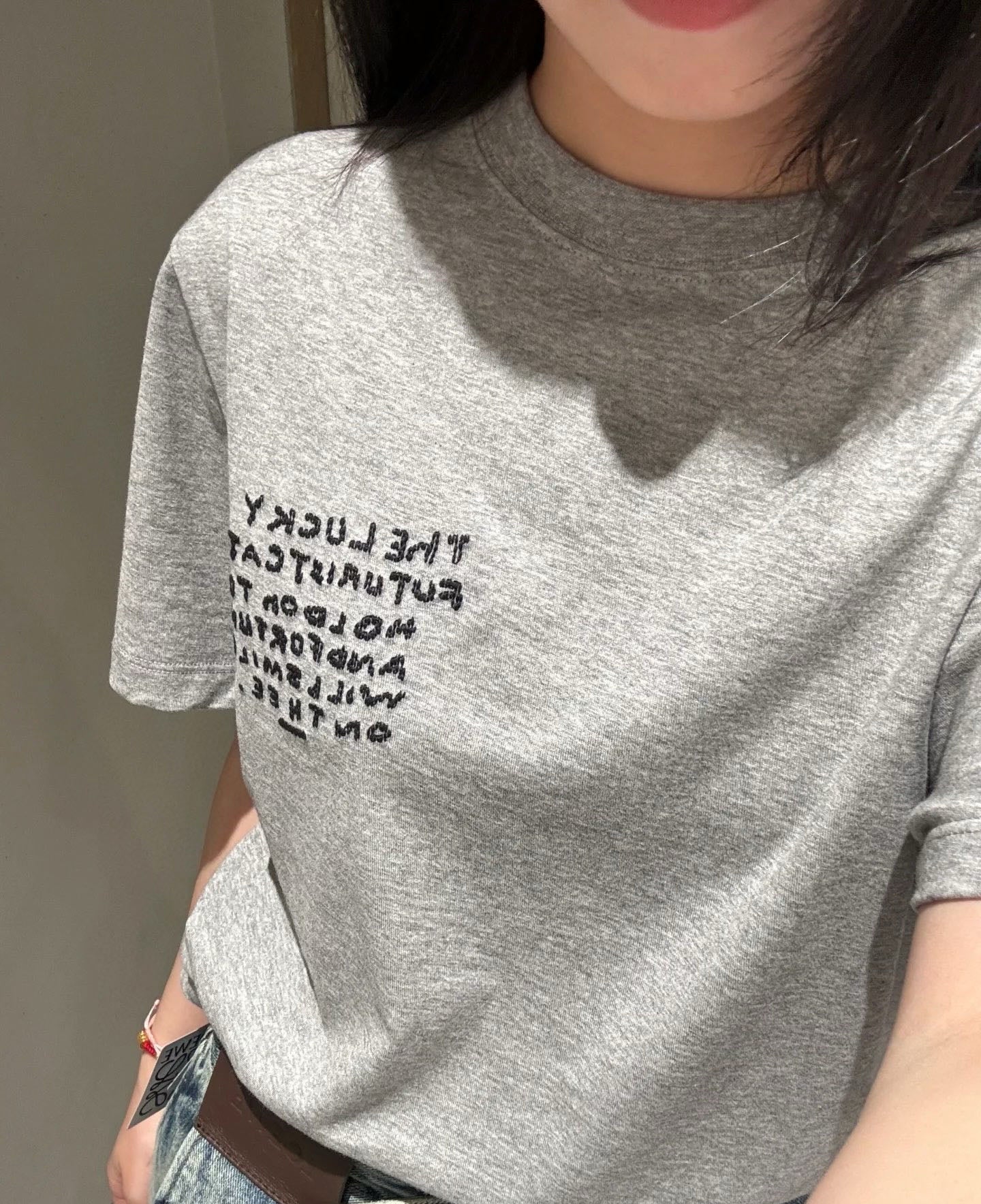 26SS bedrucktes T-Shirt