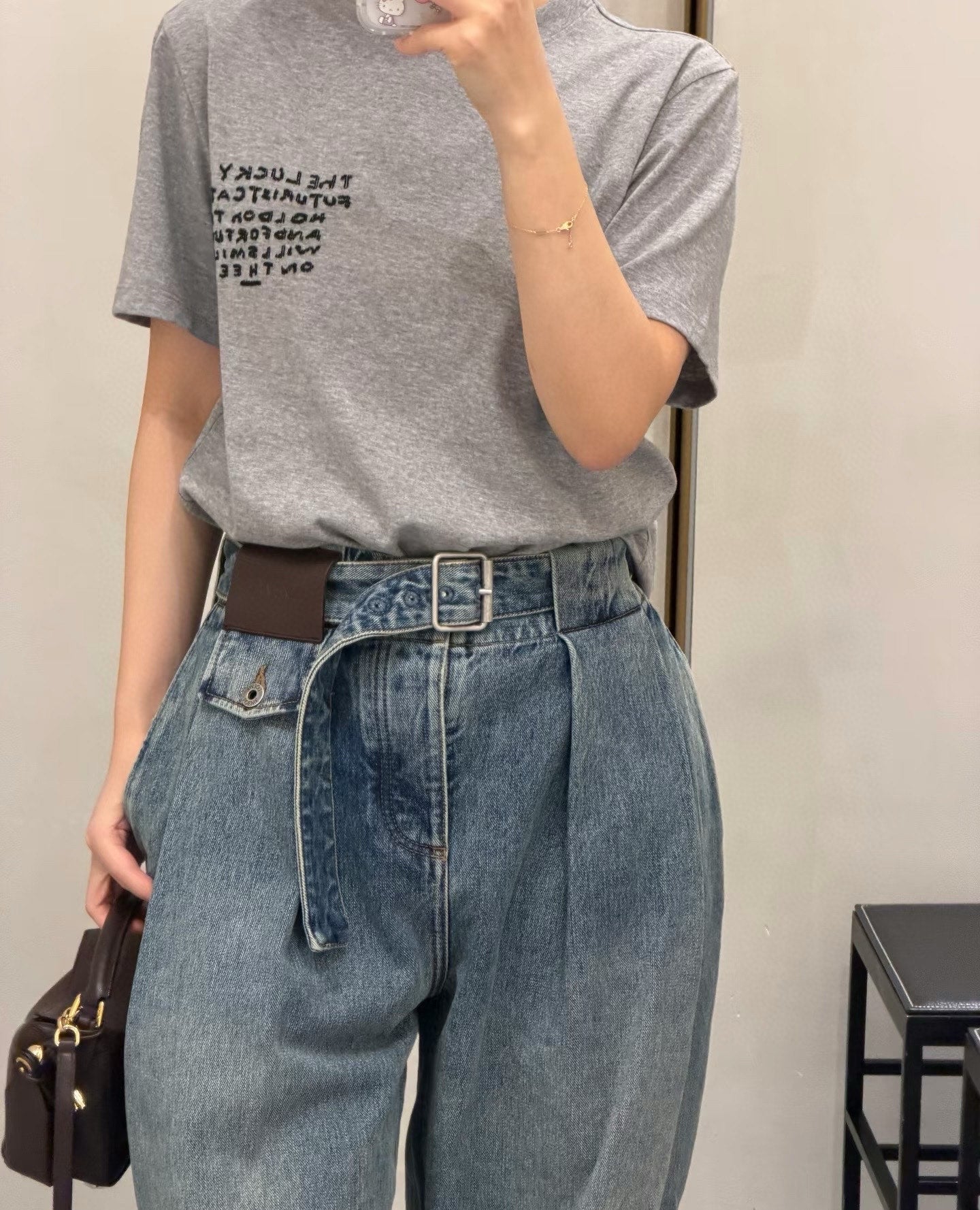 26SS bedrucktes T-Shirt