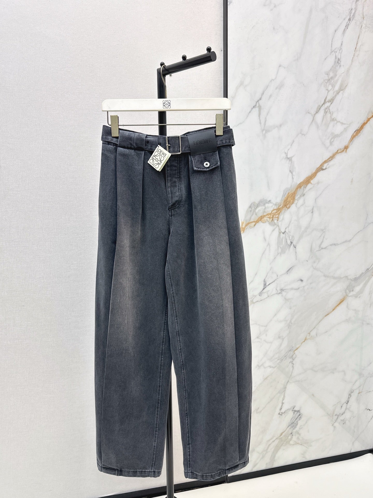 26SS  wide-leg denim pants