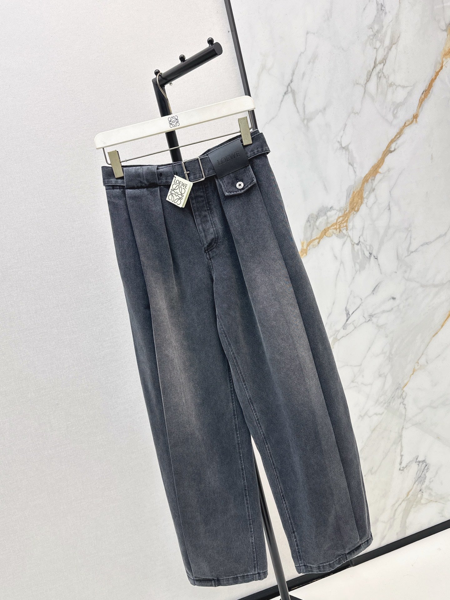 26SS  wide-leg denim pants