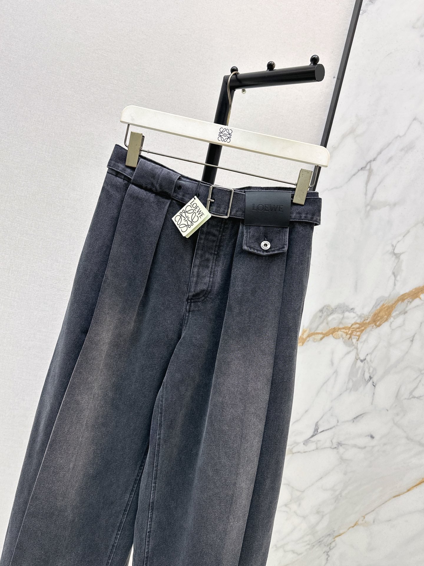 26SS  wide-leg denim pants