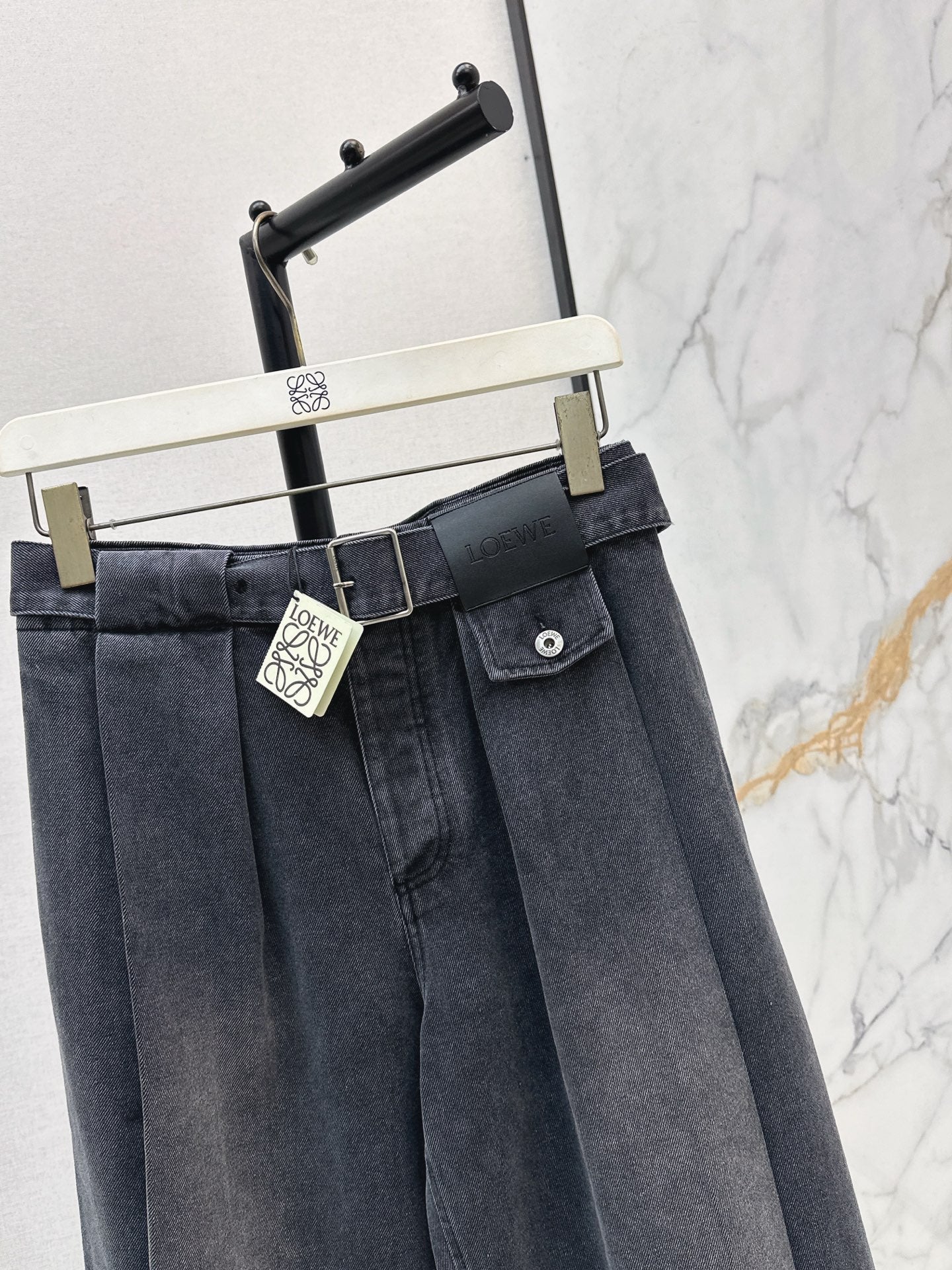26SS  wide-leg denim pants