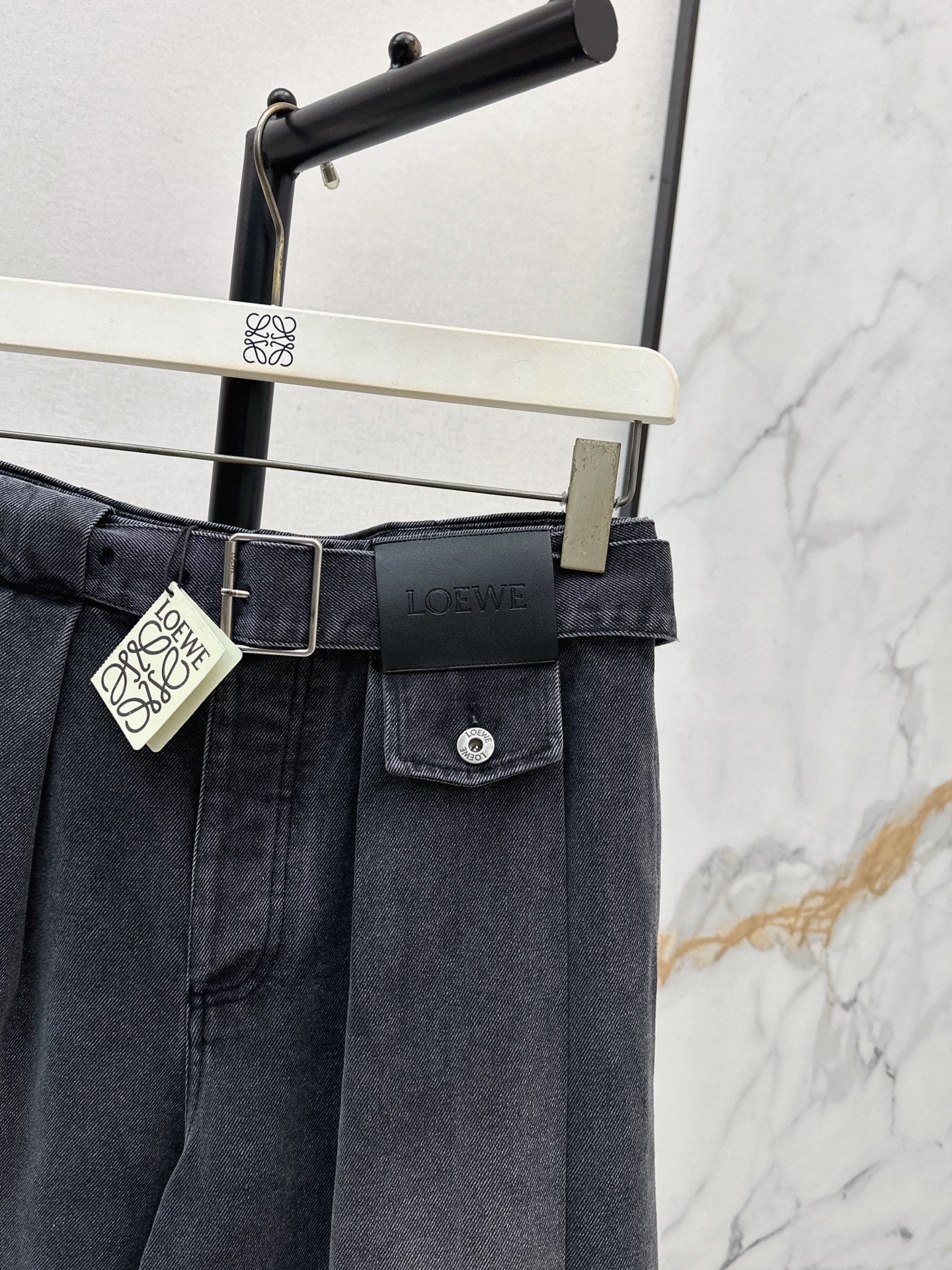 26SS  wide-leg denim pants