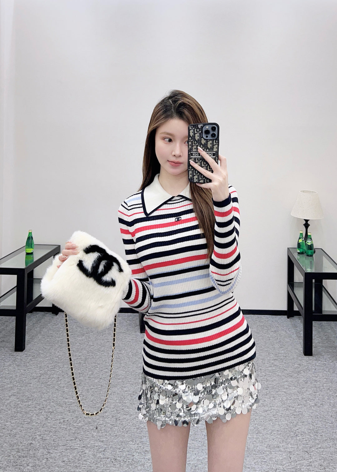 25FW  stripe knitwear