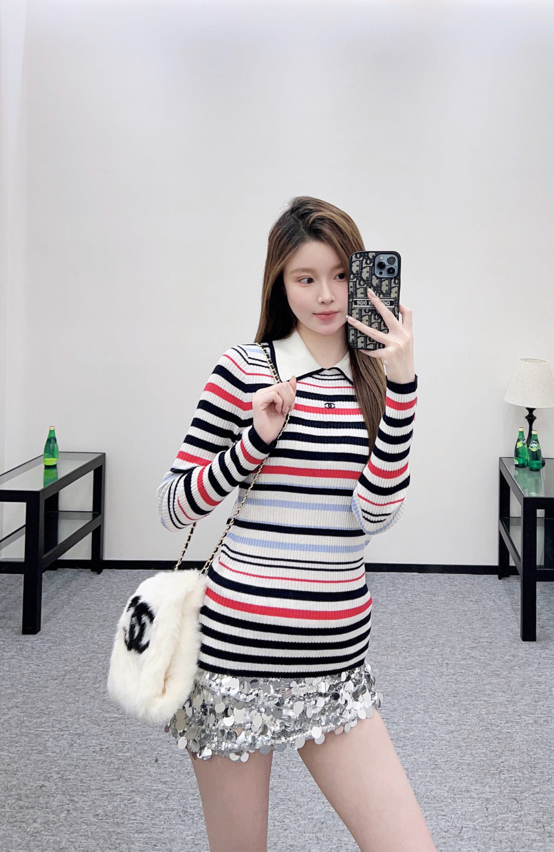 25FW  stripe knitwear