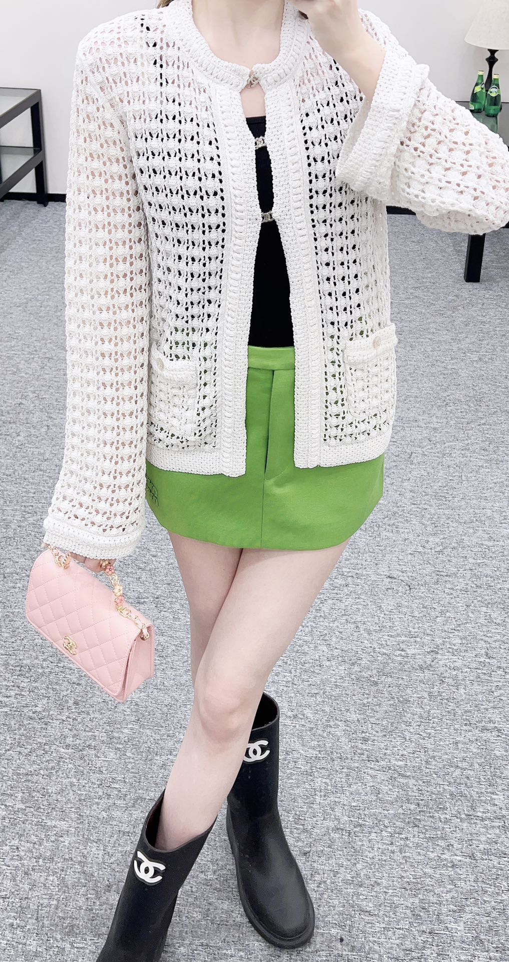 25FW knit cardigan