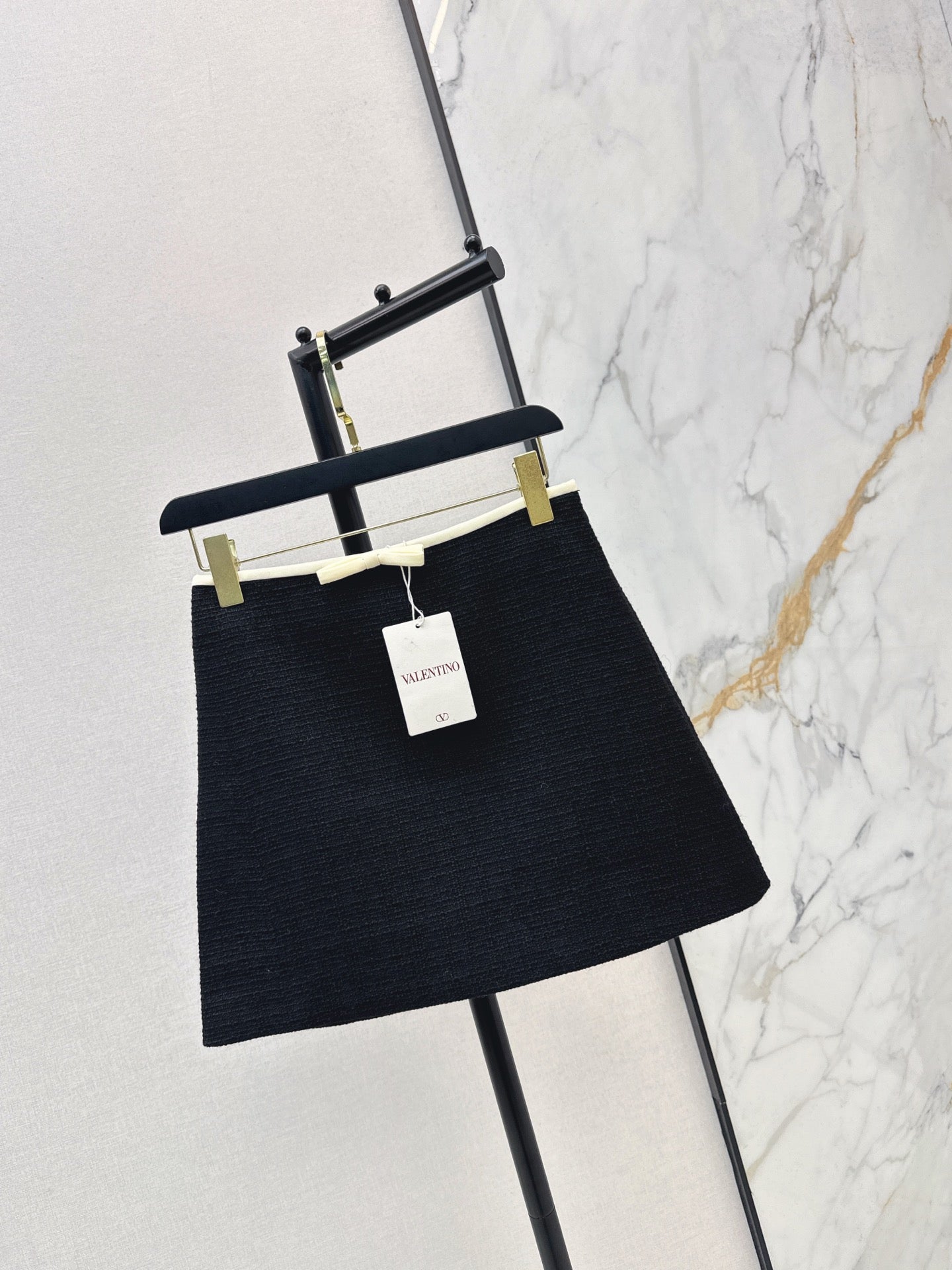 26SS woven A-line skirt