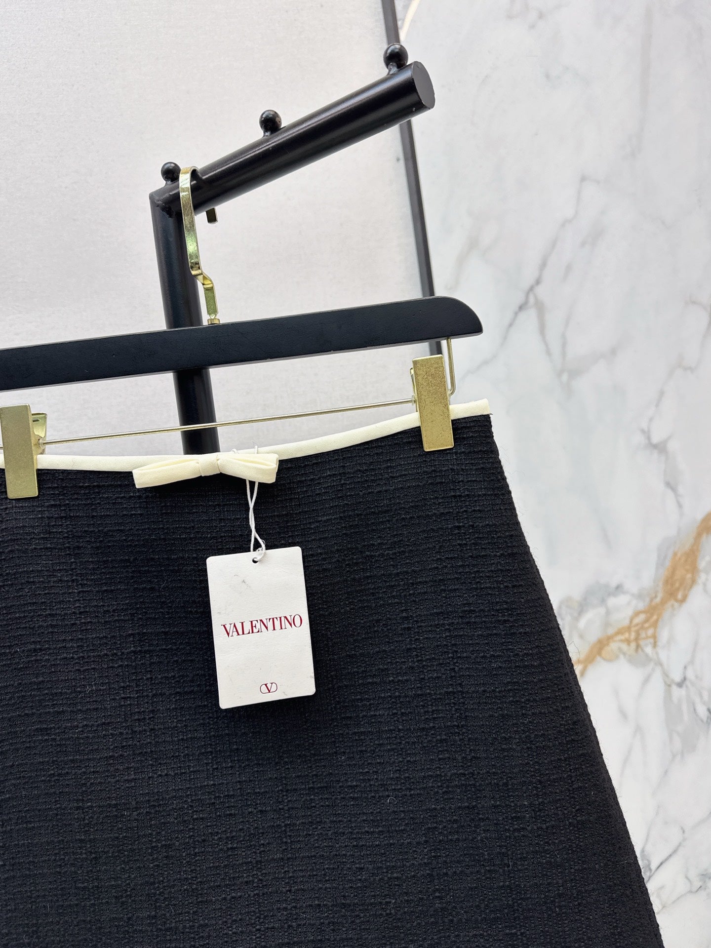 26SS woven A-line skirt