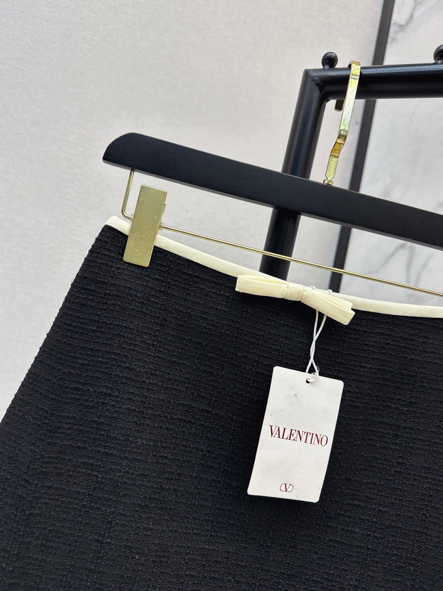 26SS woven A-line skirt