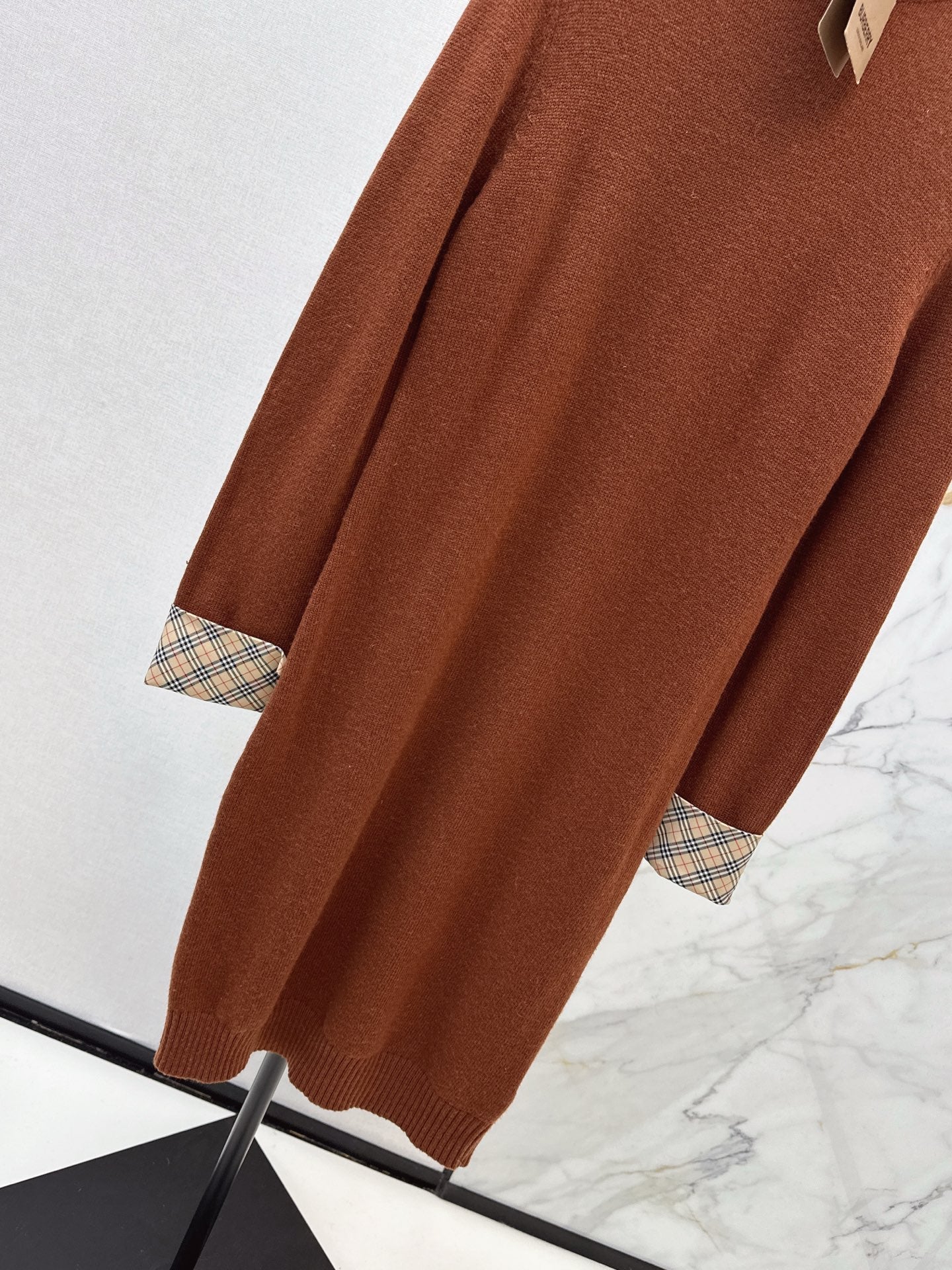 25SS  2in1 contrast wool dress