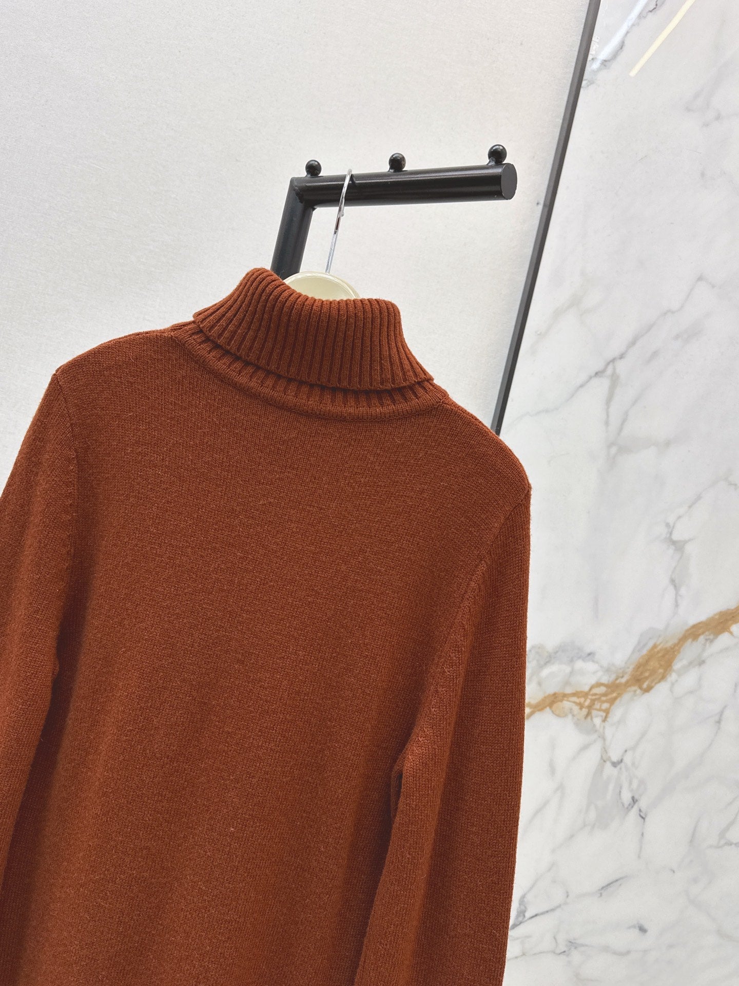 25SS  2in1 contrast wool dress