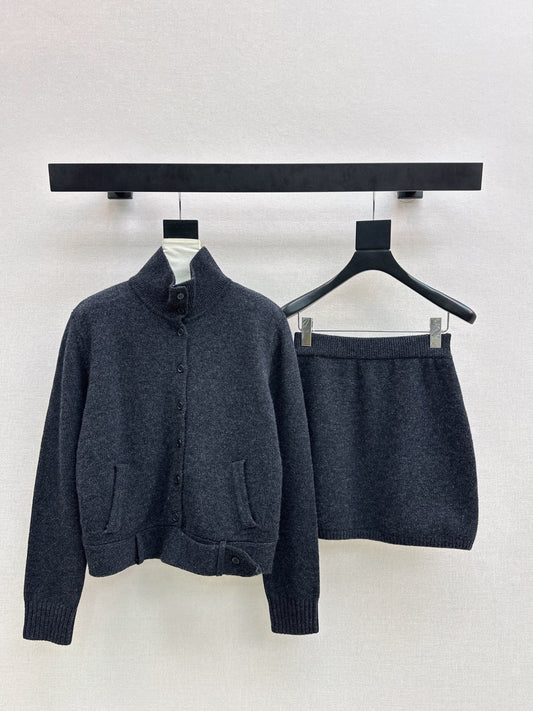 26SS  wool jacket skirt outfit set